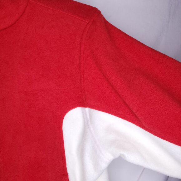 Alpine Design Fleece Jacket Womens XL Red, White Full Zip Ski - Picture 4 of 10